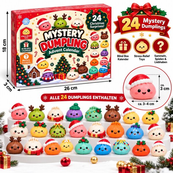 Adventskalender mit 24 &Uuml;berraschungen | Squishy Dumplings