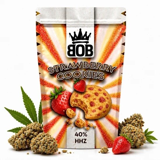 BOB HHZ Bl&uuml;ten | Strawberry Cookies 40%