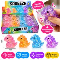 Squishy | Glitzer Dinos | VE = 24 Stk