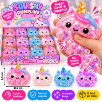 Squishy Dumpling 8.5 cm | Glitzer Stars Einhorn Perlen |...