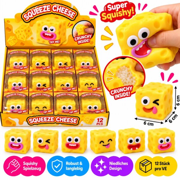 Squishy | Cheeseface | VE = 12 Stk