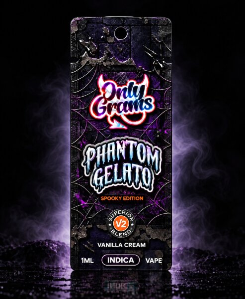 OnlyGrams&reg; V2 Halloween Superior Edition Vape | Phantom Gelato (Vanilla Cream)