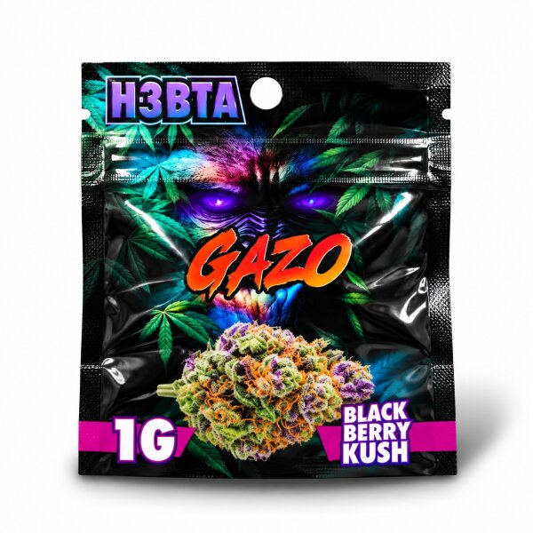Gazo H3BTA Bl&uuml;ten | Blackberry Kush 1g