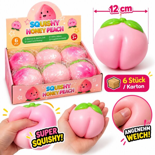 Squishy | Peach 12 cm | VE = 6 Stk