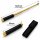 Teleskopschlagstock Gold mit Gummigriff | 52,5 cm