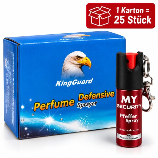 Pfefferspray / Tierabwehrspray | Gas 25ml mit Schl&uuml;sselanh&auml;nger