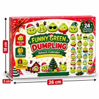 Adventskalender mit 24 &Uuml;berraschungen Gr&uuml;n | Squishy Dumplings